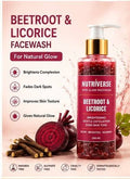 Nutriverse Beetroot & Licorice Facewash – For Natural Glow & Even Skin Tone