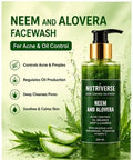 Nutriverse Neem & Aloe Vera Facewash – Acne Control & Oil Balance